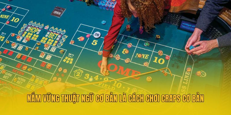 Nắm vững thuật ngữ cơ bản là cách chơi Craps cơ bản
